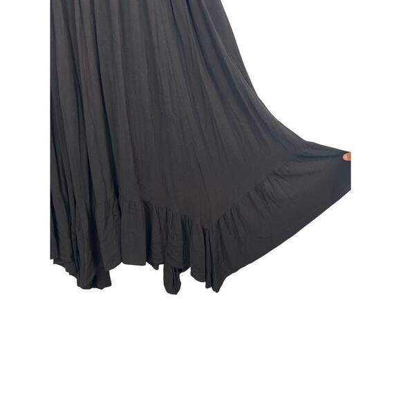 Torrid Midi Rayon Slub Lace Trim Dress Size 00 - Picture 7 of 12